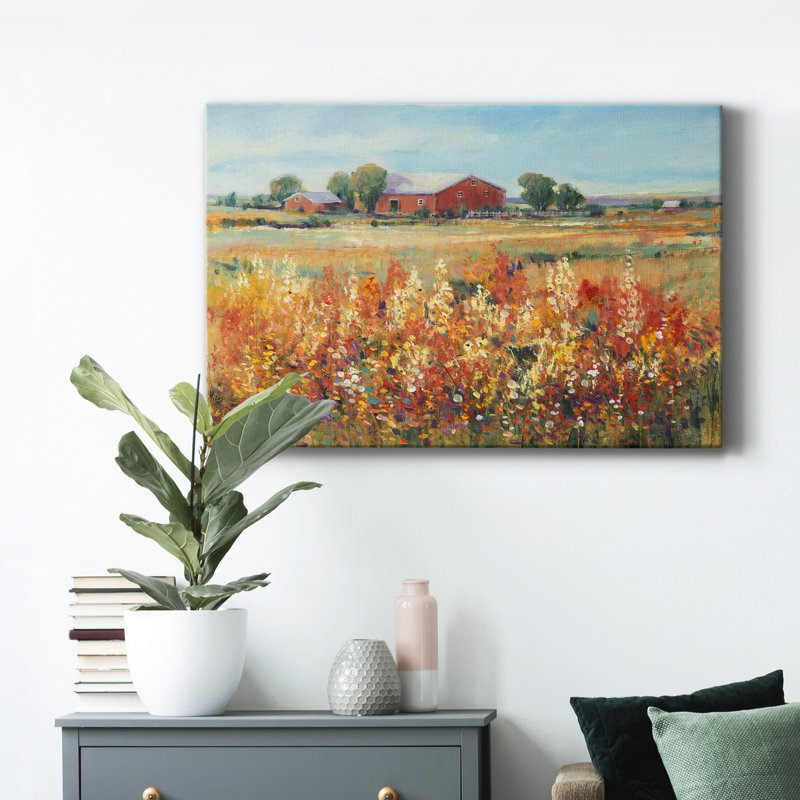 Country View II - impression sur toile tendue, H 27 po x l 18 po x P 1 po