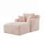 Méridienne intérieure simple, revêtement en velours côtelé moderne, aucun assemblage requis, canapé-lit confortable pour le salon, le bureau, l’appartement-1949367612