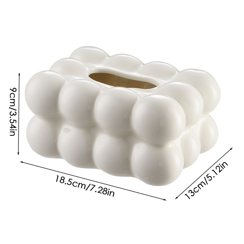 Ceramic Bathroom Accessory, Milk White