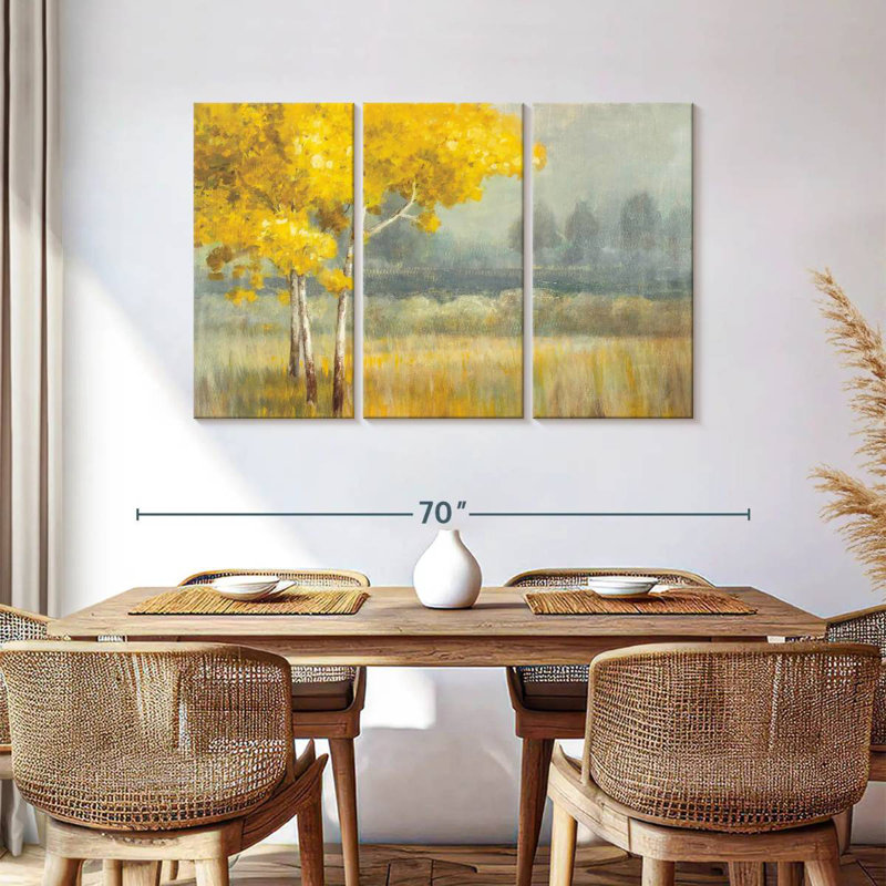 Alvord jaune paysage I, H 36 po x l 57 po