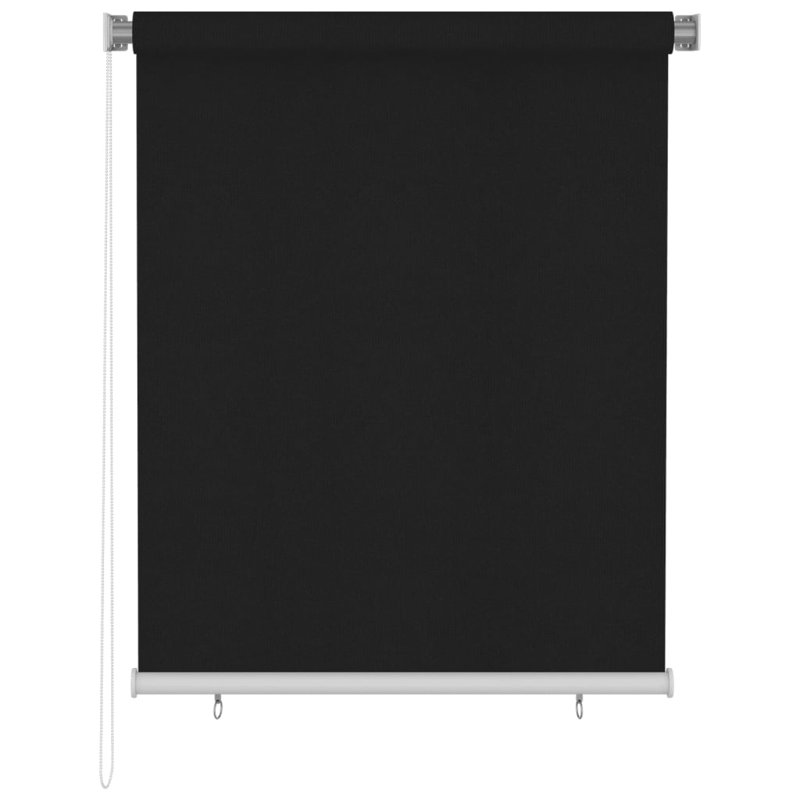 Store à enroulement à enroulement avec cordon de traction, L 86,6 po x L 90,6 po, Noir, noir, noir, noir