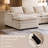 122" U Shaped Sofa,Modular Sectional Sofa, Terry Fabric Sectional Couch With Armrest Storage-1598188888