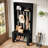 70.9"H Hall Tree with Bench and Shoe Storage-1479137689