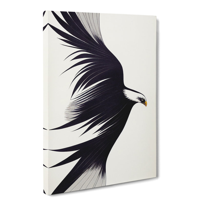 Crofton Eagle Avant Garde - Wrapped Canvas, 50cm H x 35cm W x 3cm D