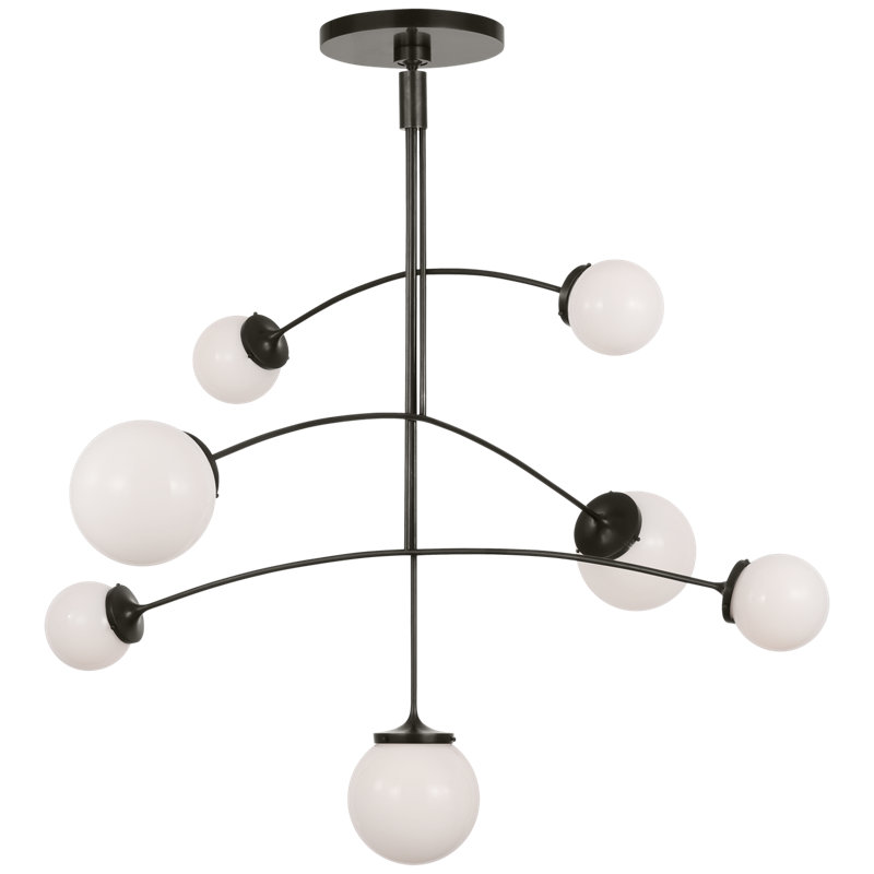 Prescott 7 - Light Chandelier, White