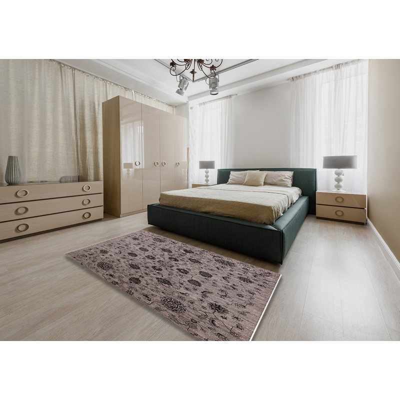 Tapis gris Kher, Rectangle 5 pi x 8 pi