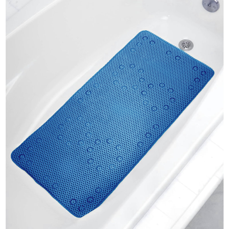 Aalasia Foam Non-Slip Shower Mat, Royal Blue