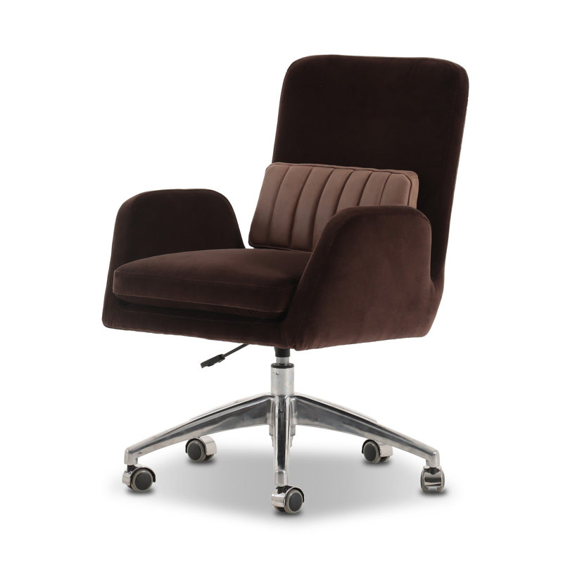 Leda Swivel Task Chair, Surrey Cocoa