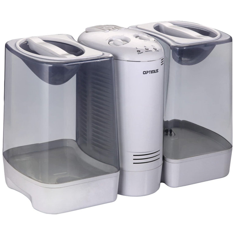 Optimus Enterprise, Inc. 50 Gallons Cool Mist Ultrasonic Tabletop Humidifier with Adjustable Humidistat for 500 Cubic Feet