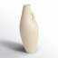 Vase incurvé abstrait avec poignée Evia