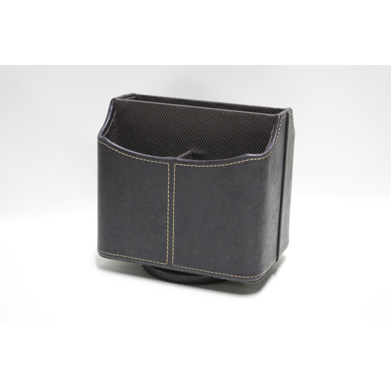 Organisateur de bureau en faux cuir