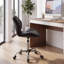 Muskoka Swivel Desk Chair Faux Leather With Adjustable Height, UKFR Certified-1930779370