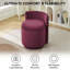 Fauteuil demi-tonneau pivotant rembourré avec rangement-1536332167-1510171286