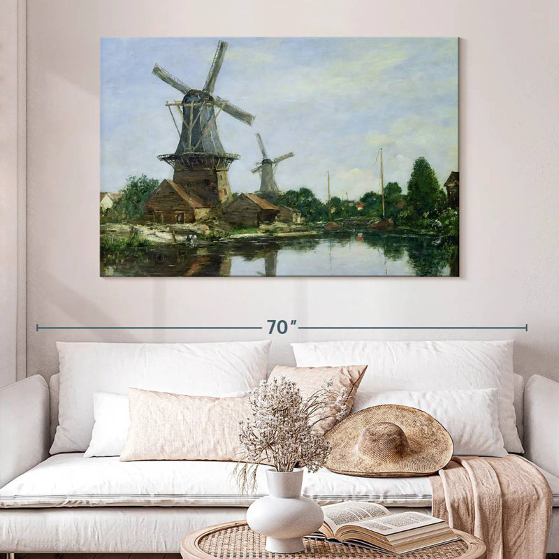 Lilie Dutch Windmills, H 34 po x l 51 po