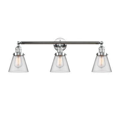 Cone 3 Light Bath Vanity Light