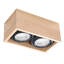 Riner Solid Wood Flush Mount