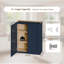 Armoire murale en bois massif Shaker-129345800