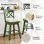 Tabouret de bar en bois massif Modern Farmhouse-1356897031-1356897024