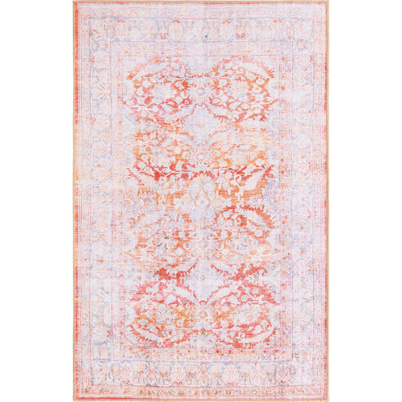 Chenille Oriental Indoor Rug, Rectangle 3'6" x 5'6"