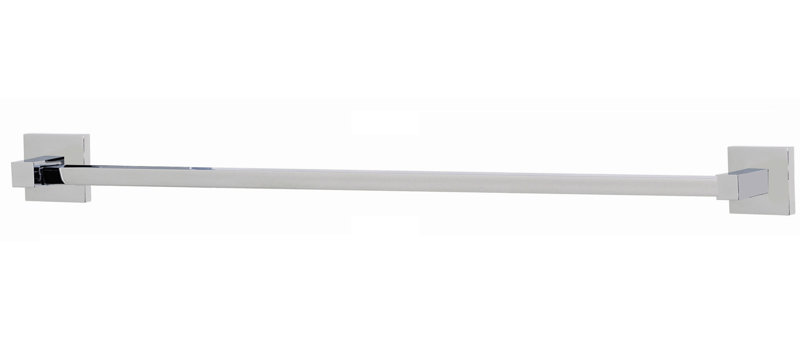 Swarovski Crystal Towel Bar, Polished Chrome, 2.75" H x 31.875" L x 2" D