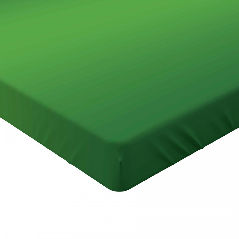 Microfiber Abstract Fitted Sheet, Twin Fitted Sheet, Dark Green, 100% Brushed microfiber fabric