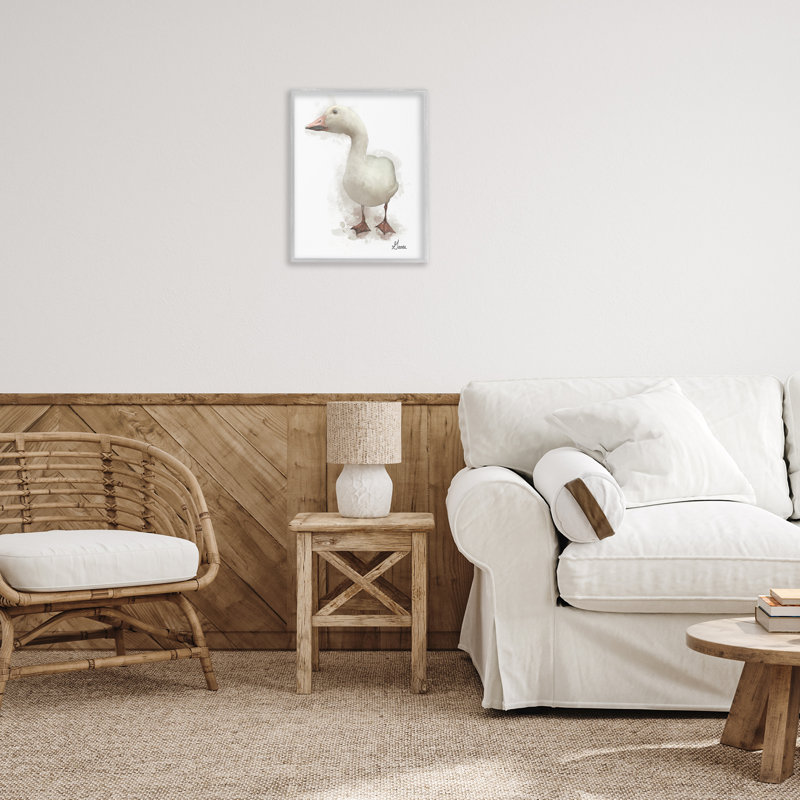 «Farm Goose», art giclée par Matthew Piotrowicz, Estampe numérique Farmhouse, H 20 po x l 16 po