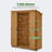 5 ft. W x 2 ft. D Outdoor Storage Shed with Double Lockable Doors and Waterproof Asphalt Roof-96367099