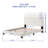 Verona Linen Upholstered Platform Bed-1254421734