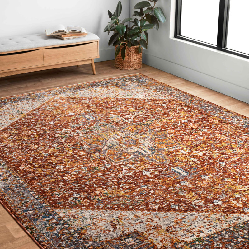 Varena Oriental Indoor Rug, Rectangle 5'3" x 7'9"