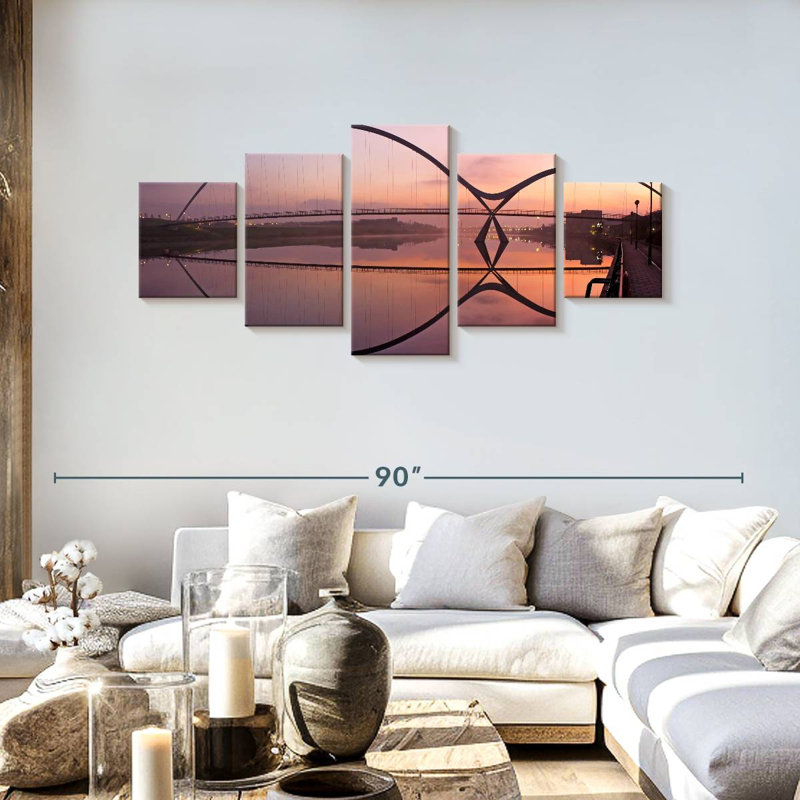 Infinity Bridge Reflection, 30" H x 68" W