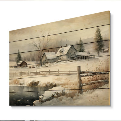 " Indiana Farm In Winter "