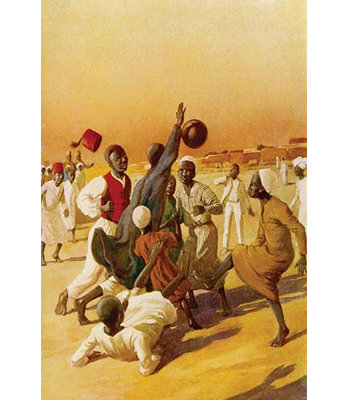 « sudanese football », reproduction d’art