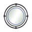 Miroir de salle de bain industriel biseauté