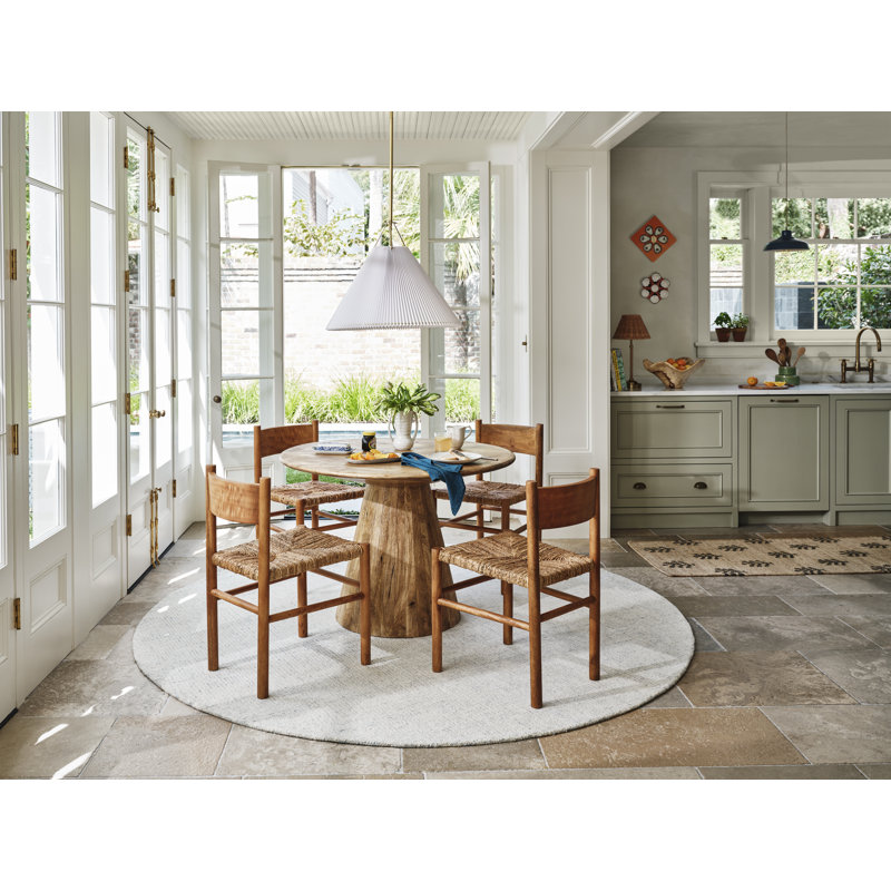 Daelan Round Solid Wood Dining Table