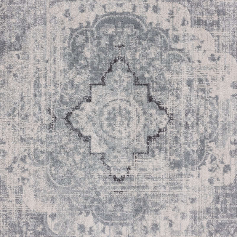 Tapis gris Crete Esmay Performance, Rectangle 7 pi 10 po x 10 pi 2 po