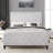 Cafferty Light Gray Tufted Panel Queen Bed