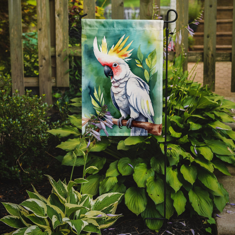 Drapeau de jardin, Cacatoès blanc