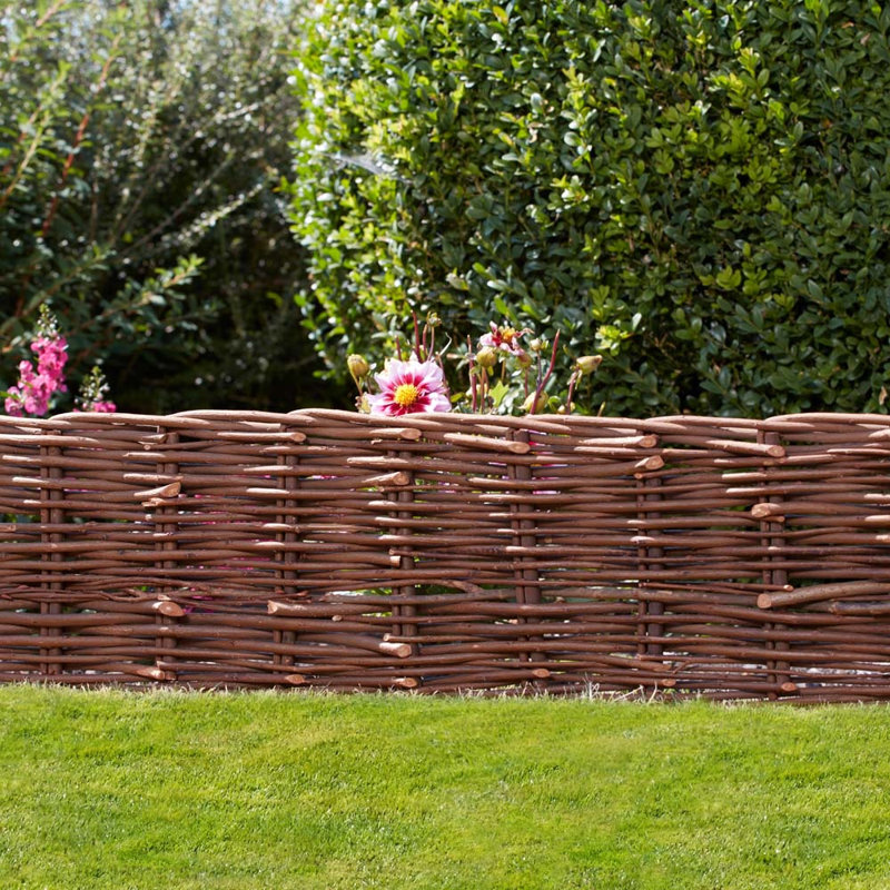 Jazzerus 19cm H x 100cm W Willow Edging Set of 6