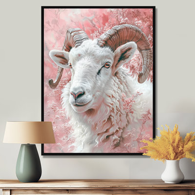 White Pink Astrology Capricorn Courage Capricorn - Astronomy Capricorn Wall Art