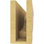 Bois de cèdre brut Newport, grain de bois TimberThane, brun clair apprêté-88292468