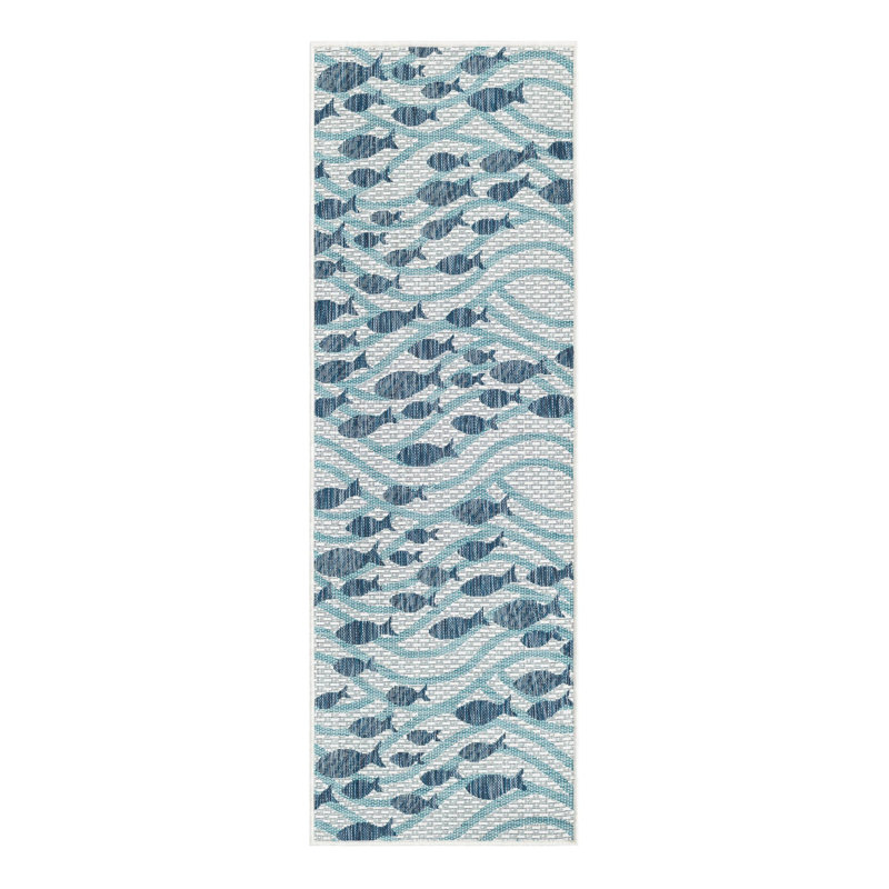 Tapis intérieur / extérieur d'extérieur Coastal, Tapis de couloir 2 pi x 6 pi 1 po