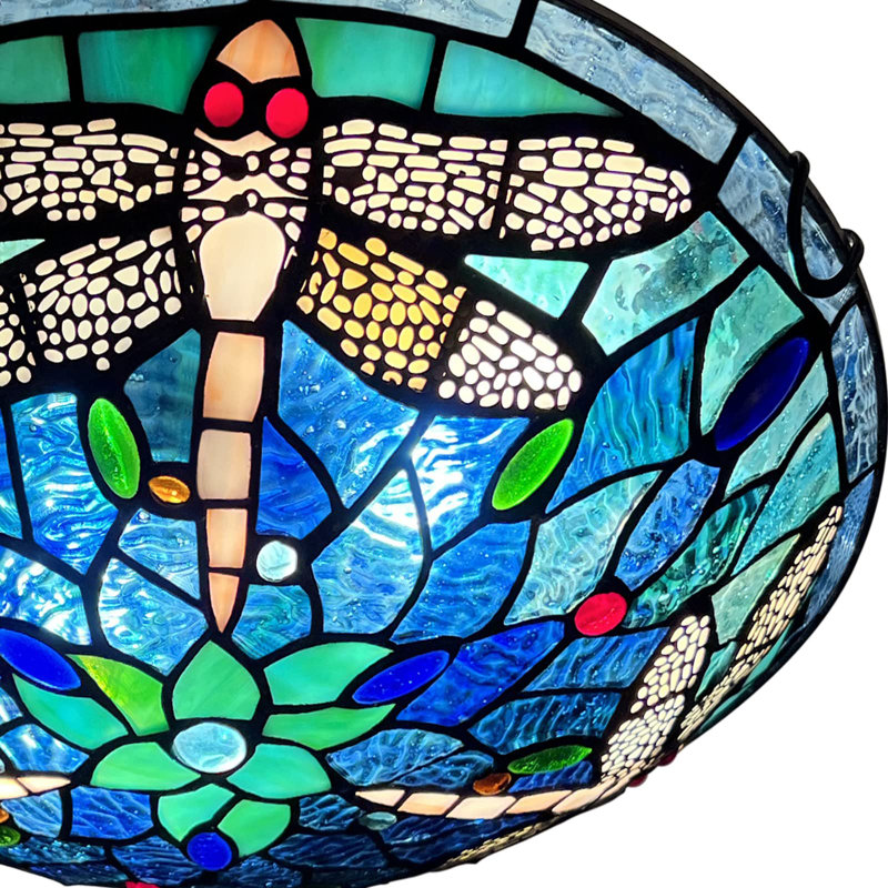 Tiffany Glass Flush Mount
