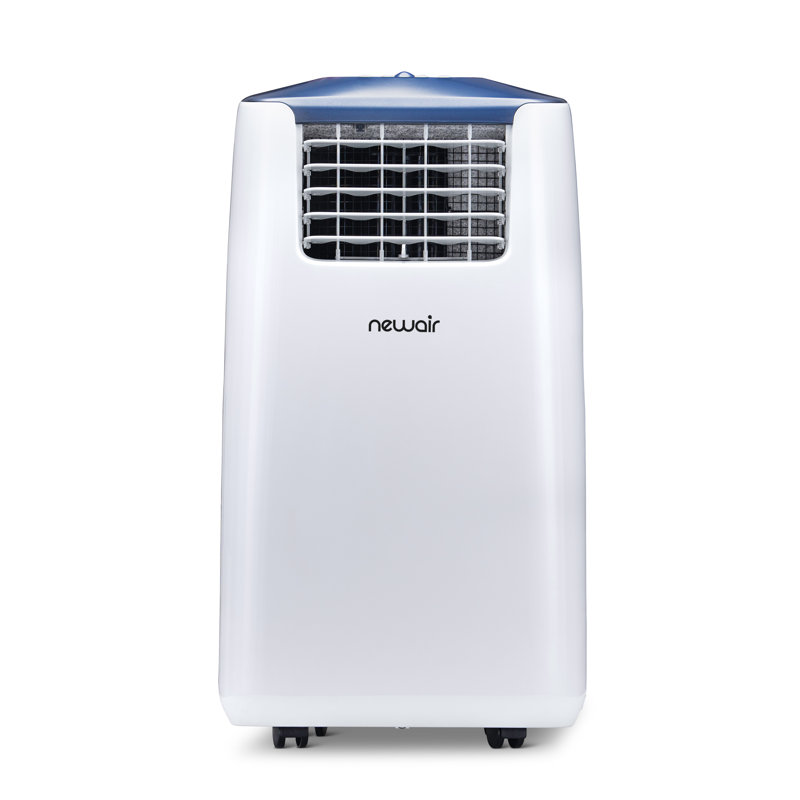 Newair 14,000 BTU White and Blue Gray Portable Air Conditioner and Heater