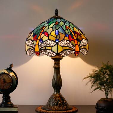 Lampe de bureau banquier vintage lampes de table de bureau, lampes de table  en verre vert pour salon : : Outils et Bricolage