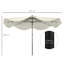 Breane 292cm Lighted Tilt Market Parasol-1057393282
