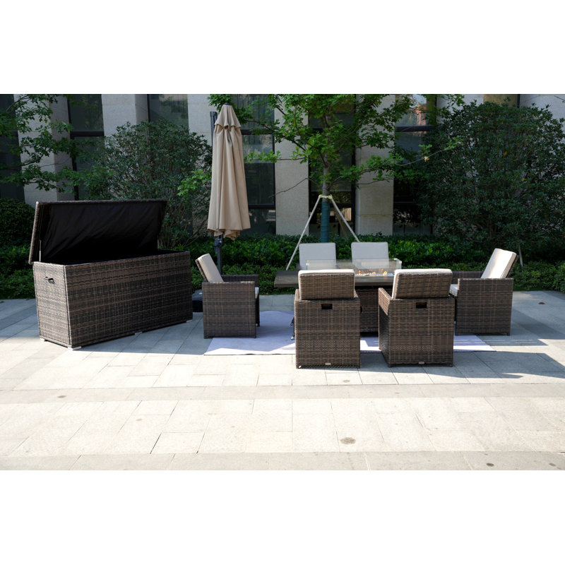 6 - Person Patio Conversation Set with Cushions