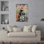 Urban Astronaut Adventures Abstract Colorful Modern Urban Wall Art Print-1177158534