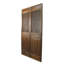 Porte moustiquaire pivotante en bois teinté asiatique