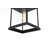 Saul Outdoor Wall sconce in Black-158157066
