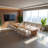 Modern Rectangular Solid Wood Conference Table